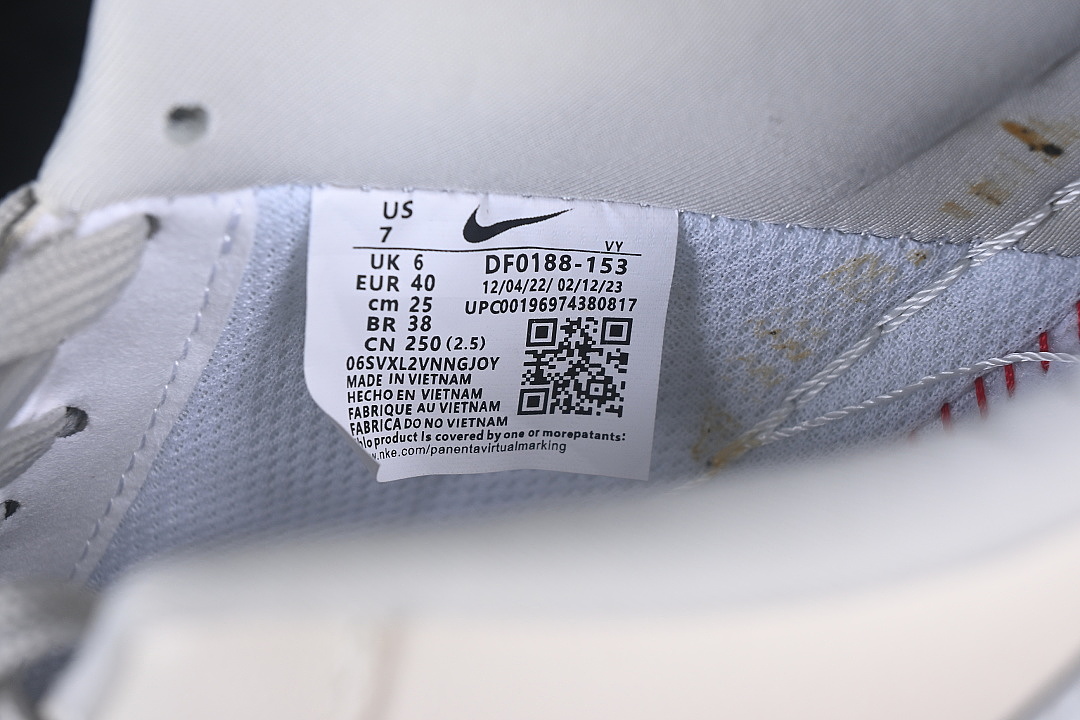 Nike [DF0188-153]-[AIR FORCE 1 07 LOW CASUAL SNEAKERS WHITE/LIGHT GRAY]-[WOMAN:36-39]-[MAN:40-45] - Image 5