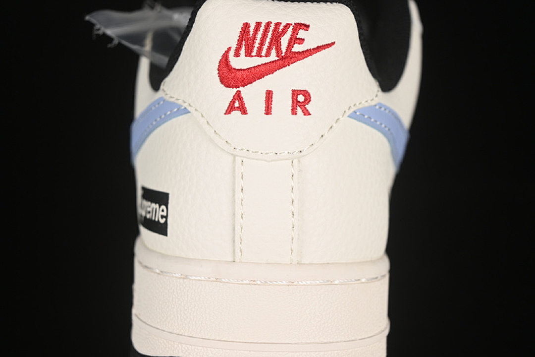 Nike [ZH2598-311]-[AIR FORCE 1 07 LOW SUPREME OFF WHITE/BLUE/GREY]-[WOMAN:36-39]-[MAN:40-45] - Image 7