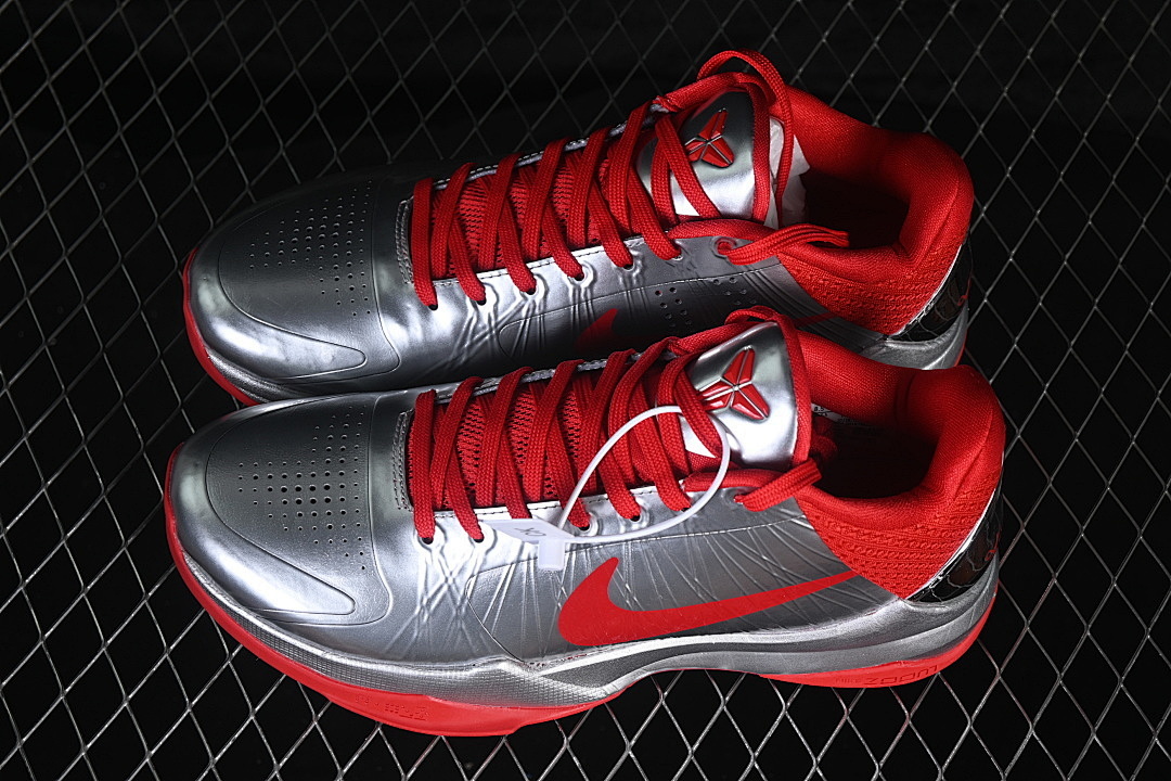 Nike [IV2712-001]-[KOBE 5 PROTRO METALLIC SILVER/UNIVERSITY RED]-[MAN:40-47.5] - Image 11
