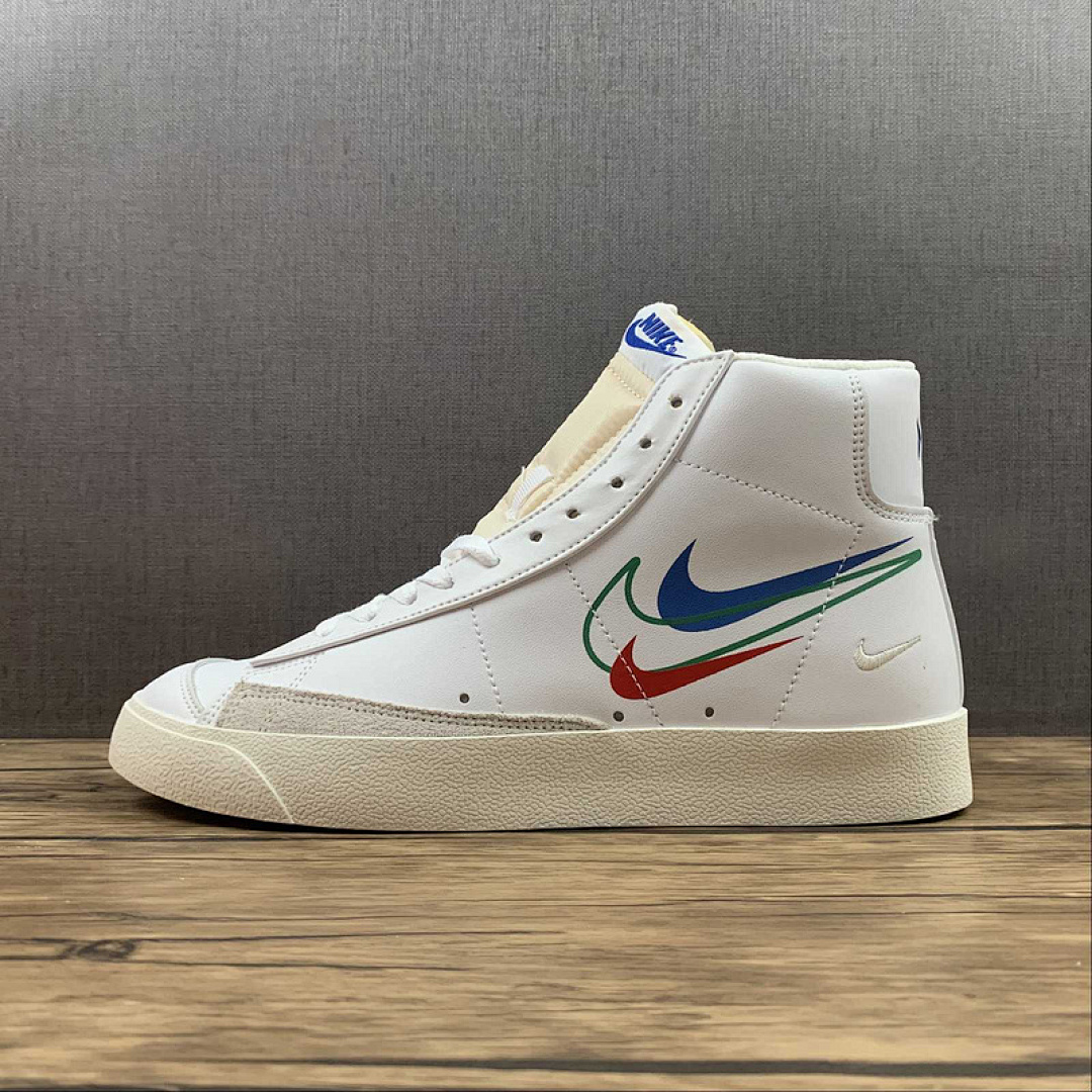 Nike BLAZER MID 77 SUMMER OF SPORT WHITE/GREEN NOISE-GAME ROYAL · DN7996-101, photo 1