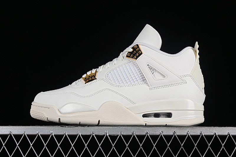 Jordan AIR Jordan 4 RETRO METALLIC GOLD SAIL/METALLIC GOLD/BLACK · AQ9129-170, photo 1