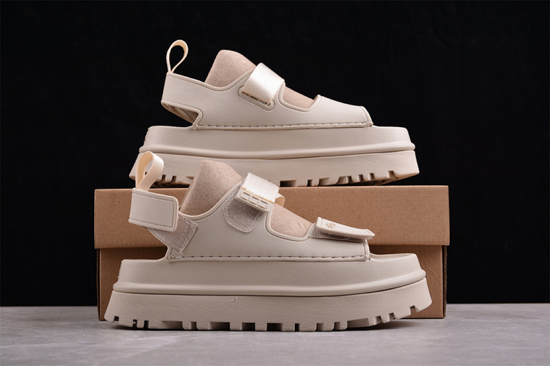 UGG [GG DAZZLING GOLD DOPAMINE SANDALS GREY]-[WOMAN:35-40] - Image 2