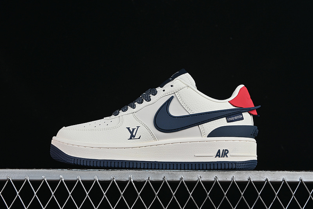 Nike Nike AIR FORCE 1 07 LOW LV GREY/BLUE/RED · XS3464-575, photo 1