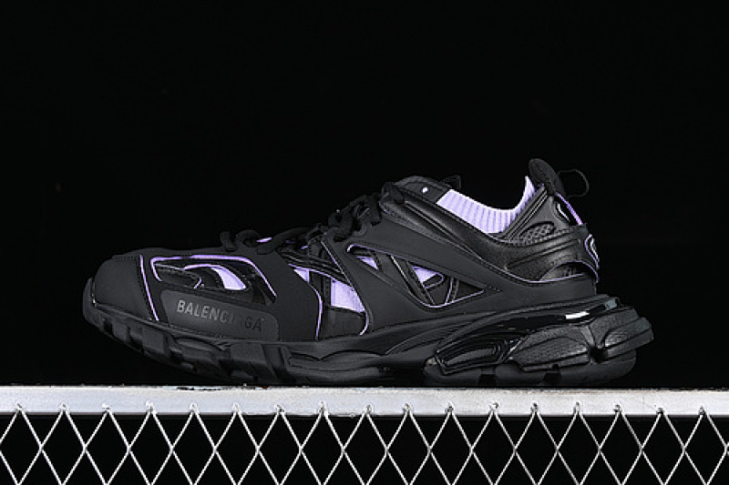 Purple Balenciaga TRACK SNEAKER TESS S.GOMMA RES BI ALV/TIS EFF NUBUK E BLACK/PURPLE · W3SKC9120, photo 1
