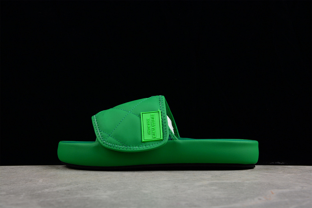 Bottega Veneta [B*V 2022 VELCRO SLIPPERS GREEN/GREEN/GREEN]-[MAN:39-45] - Image 10