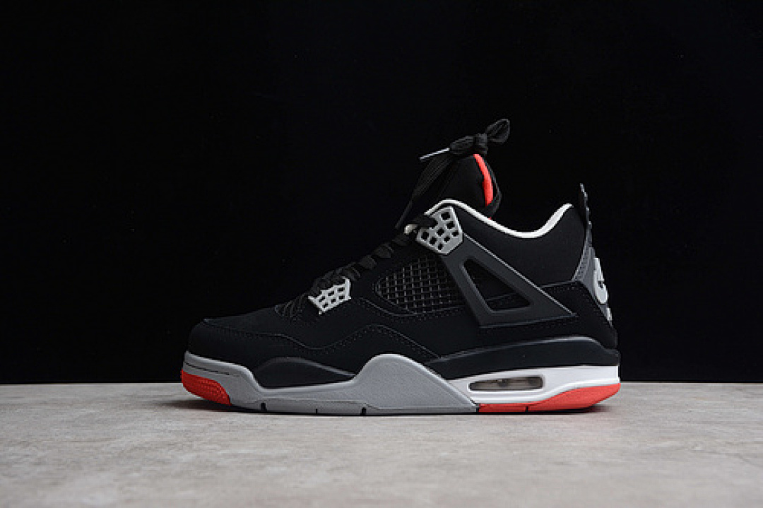 Jordan [308497-060]-[AIR JORDAN 4 RETRO OG BRED BLACK/CEMENT GREY-SUMMIT WHITE-FIRE (RED]), photo 1