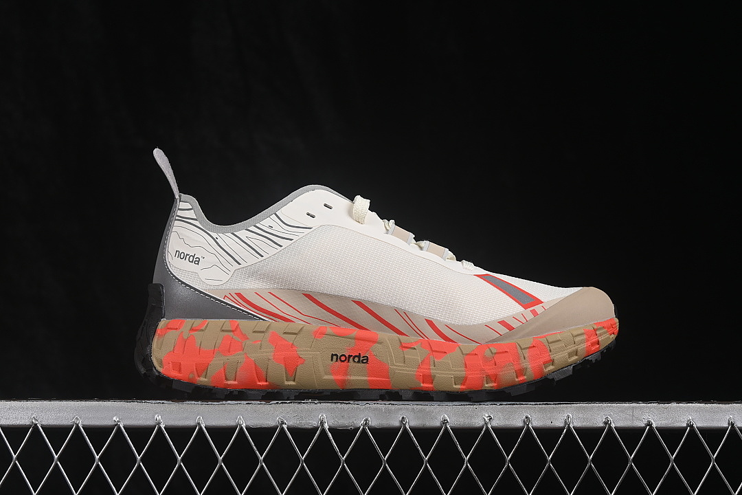 Norda [001 DYNEEMA ANTI SLIP CASUAL RUNNING SHOES WHITE/GREY/RED]-[WOMAN:36-39]-[MAN:40-45] - Image 16