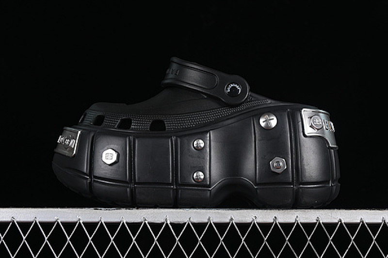 Balenciaga Balenciaga HARDCROCS SLIDE EVA BLACK/SILVER · W1S8N1081, photo 1
