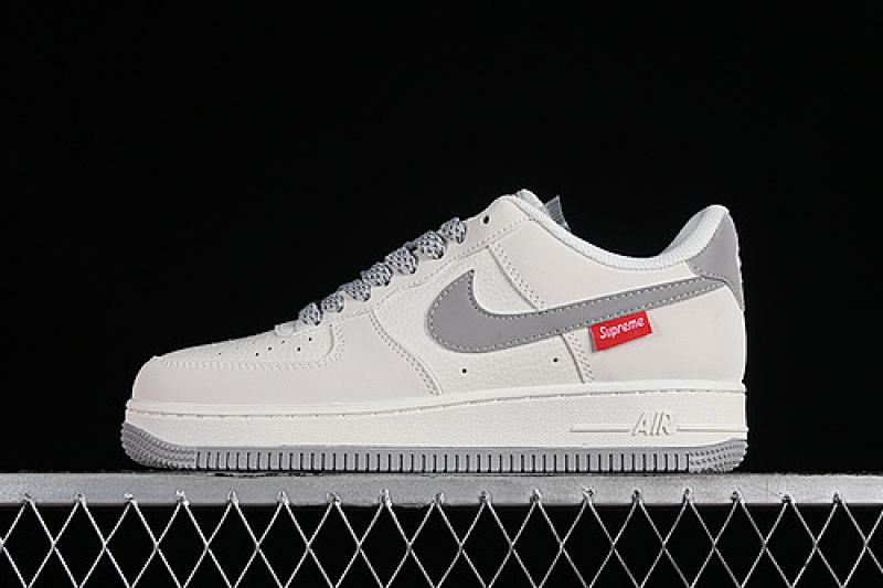 Nike Nike SUPREME AIR FORCE 1 07 LOW WHITE/GREY · HD1968-018, photo 1