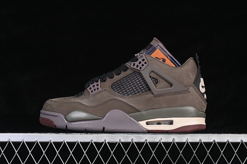 Jordan AIR Jordan 4 AJ4 COFFEE/GREY/BEIGE/ORANGE · IF3102-200, photo 1