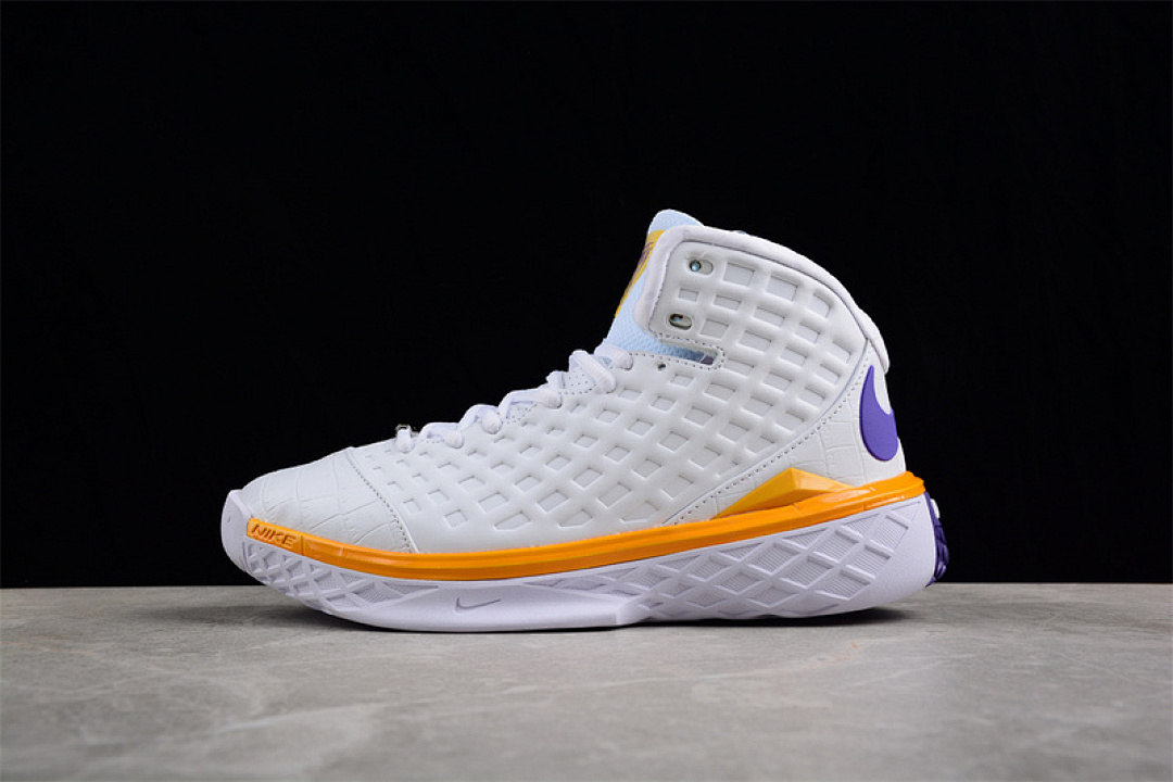 Nike [318695-151]-[ZOOM KOBE III 3 SL PROTRO MVP WHITE/GOLD/PURPLE]-[MAN:40-46] - Image 16