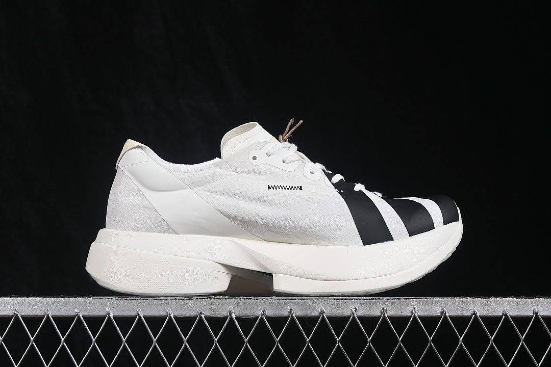 Adidas [KI6875]-[BREATHABLE LOW TOP RUNNING SHOES WHITE/BLACK]-[WOMAN:36-39]-[MAN:40-46] - Image 15