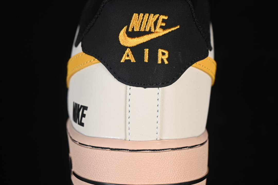 Nike [NH0601-577]-[AIR FORCE 1 07 LOW WHITE/NAVY BLUE/YELLOW]-[WOMAN:36-39]-[MAN:40-45] - Image 7