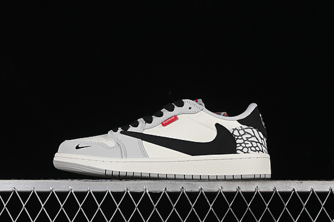 Jordan TRAVIS SCOTT X FRAGMENT DESIGN AIR Jordan 1 LOW OG SP GREY/BLACK/WHITE · JH6089-003, photo 1