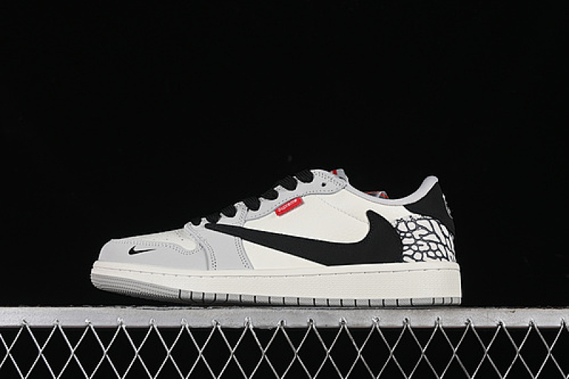 Jordan TRAVIS SCOTT X FRAGMENT DESIGN AIR Jordan 1 LOW OG SP GREY/BLACK/WHITE · JH6089-003, photo 1