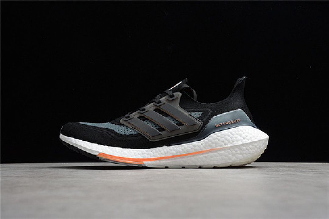 Unbranded [FY0389]-[ULTRABOOST 21 SHOES CORE BLACK/BLUE OXIDE/SCREAMING ORANGE]-[MAN:39-45], photo 1
