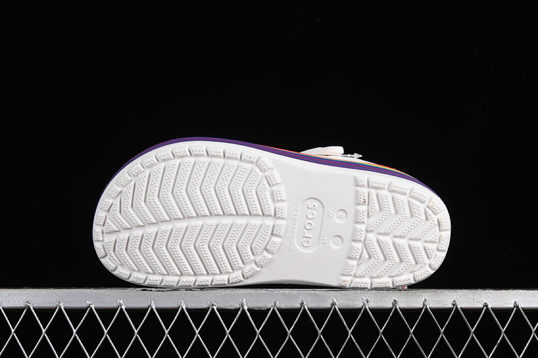 Crocs [CROCS CROCBAND PLATFORM RAINBOW WHITE/RAINBOW COLOR]-[WOMAN:34-42] - Image 11