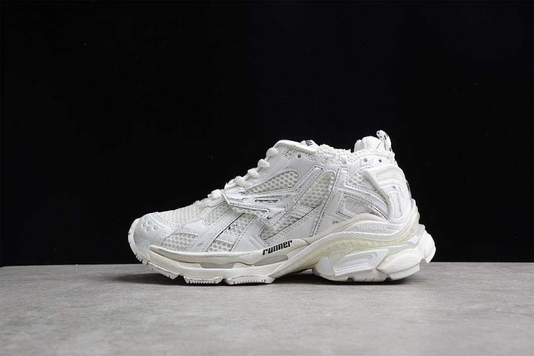 Unbranded [677402-W3RA9-9000]-[BA*LEN*CIAGA RUNNER SHOES WHITE/WHITE/WHITE]-[WOMAN:35-39]-[MAN:40-46], photo 1