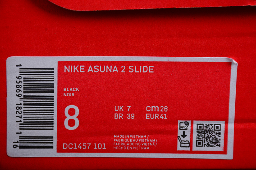 Nike [DC1457-001]-[ASUNA 2 SLIDES BLACK/BLACK/WHITE]-[WOMAN:36-39]-[MAN:40-45] - Image 3
