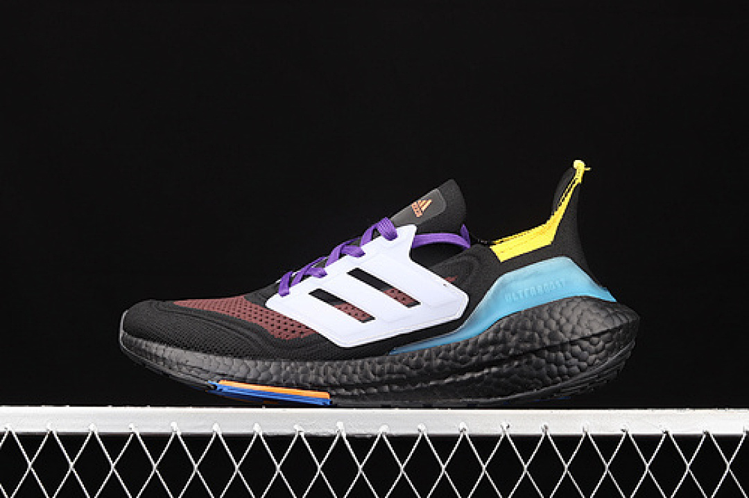 ULTRABOOST 21 SHOES CORE BLACK/CLOUD WHITE/PULSE AQUA · S23870, photo 1