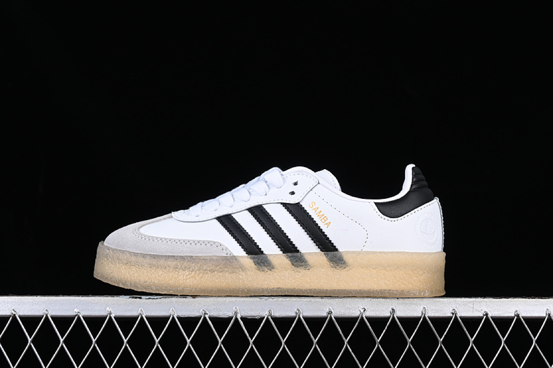 Adidas [FW2466]-[KITH X CLARKS ADIDAS ORIGINALS 8TH STREET SAMBA WHITE/BLACK]-[UNSIEX:35.5-45], photo 1