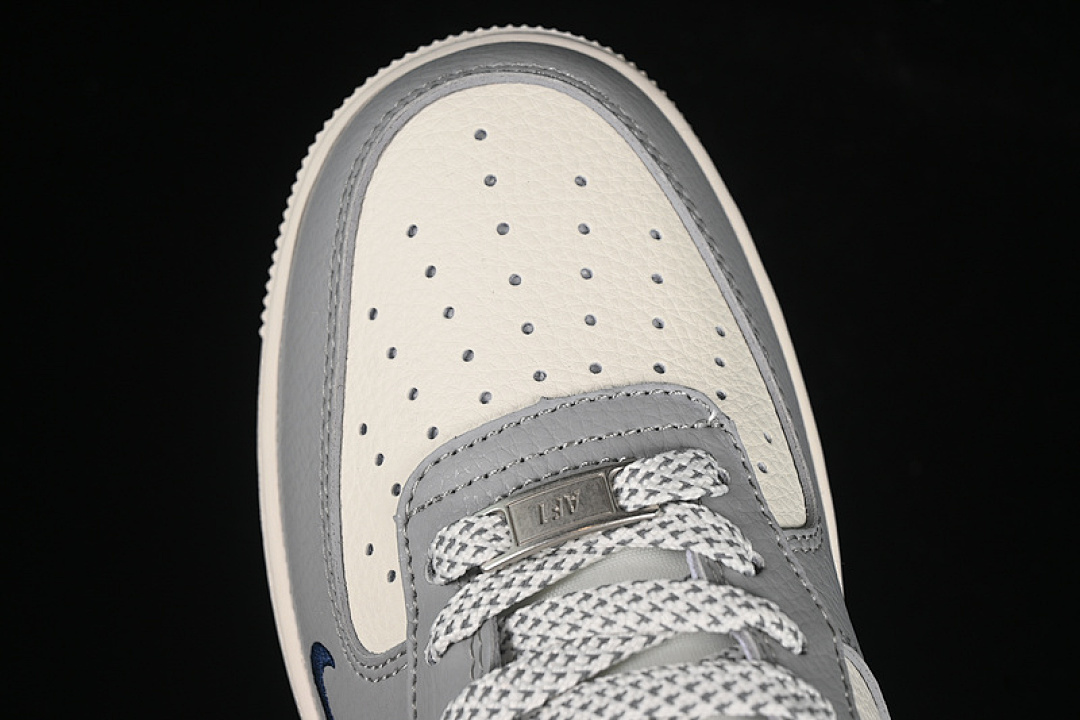 Nike [XS1958-555]-[AIR FORCE 1 07 LOW WHITE/GREY/BLUE/RED]-[WOMAN:36-39]-[MAN:40-45] - Image 10
