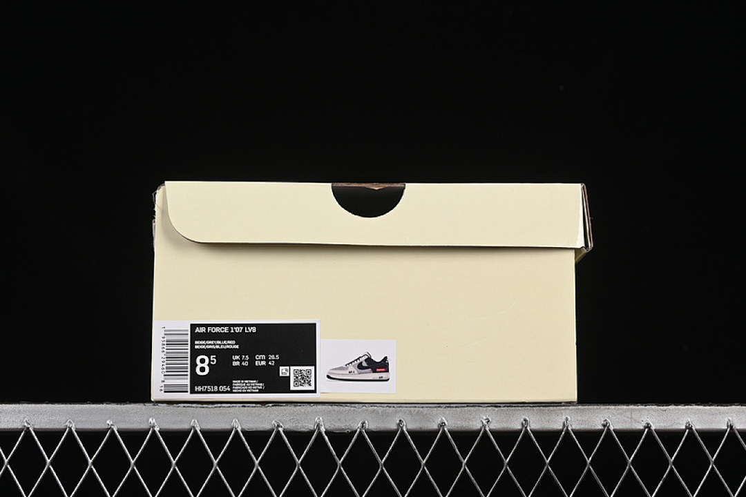 Nike [HH7518-054]-[AIR FORCE 1 07 LOW SUPREME WHITE/GREY/BLUE]-[WOMAN:36-39]-[MAN:40-45] - Image 12