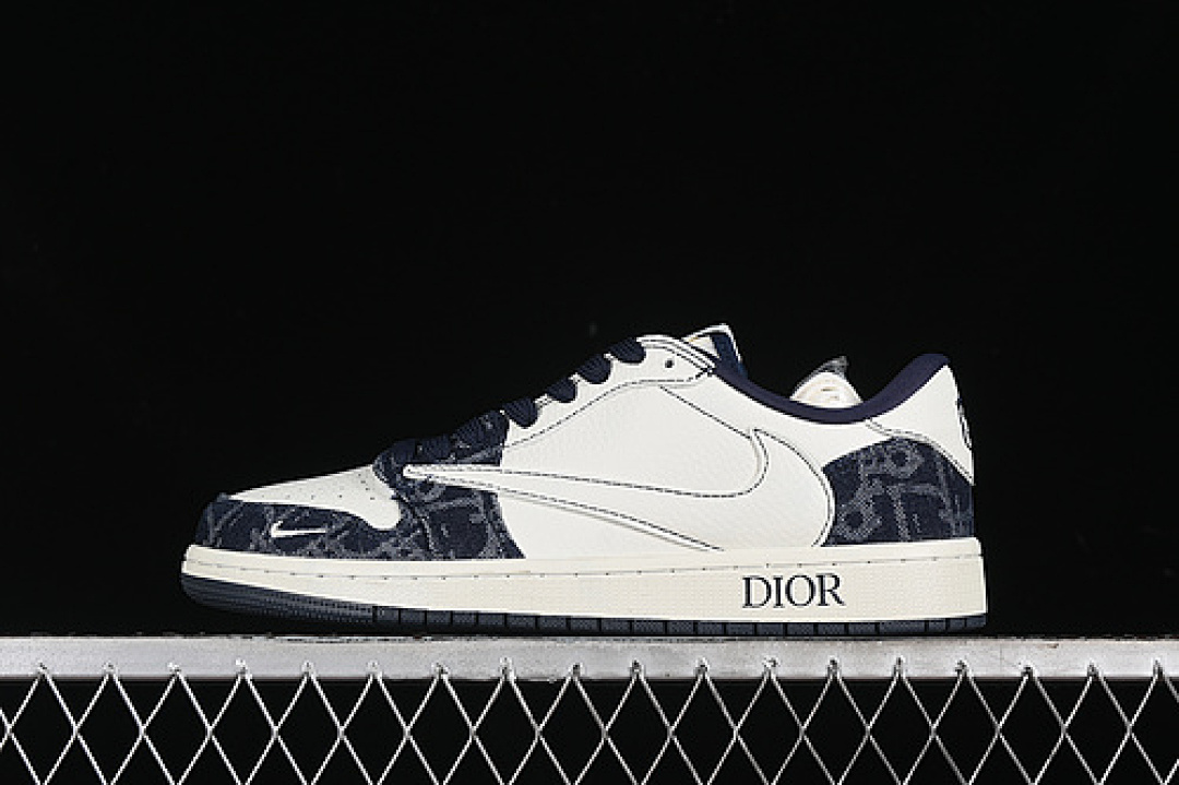 Jordan [CH6336-017]-[TRAVIS SCOTT X FRAGMENT DESIGN AIR JORDAN 1 LOW OG SP BLUE/WHITE][UNISEX:36-45], photo 1