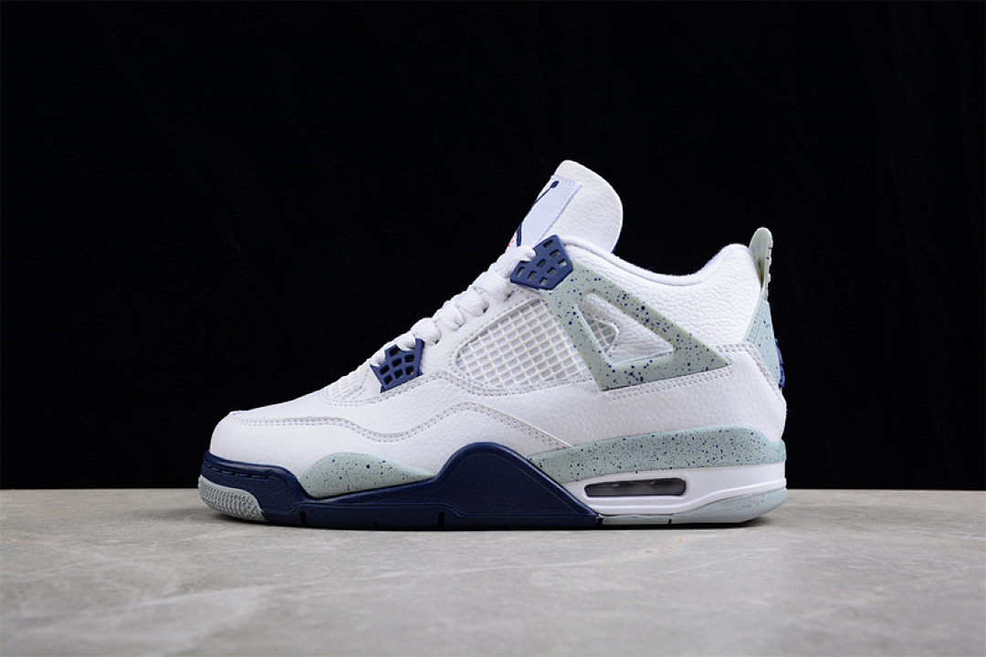 Jordan [DH6927-140]-[AIR JORDAN 4 RETRO WHITE/MIDNIGHT NAVY/LIGHT SMOKE GREY/FIRE RED]-[MAN:40-48], photo 1