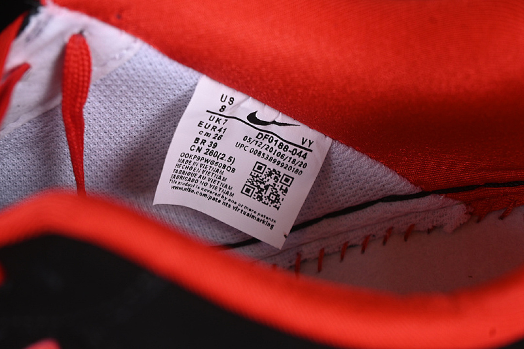 Nike [DF0188-044]-[AIR FORCE 1 07 LOW RED/BLACK]-[WOMAN:36-39]-[MAN:40-45] - Image 6