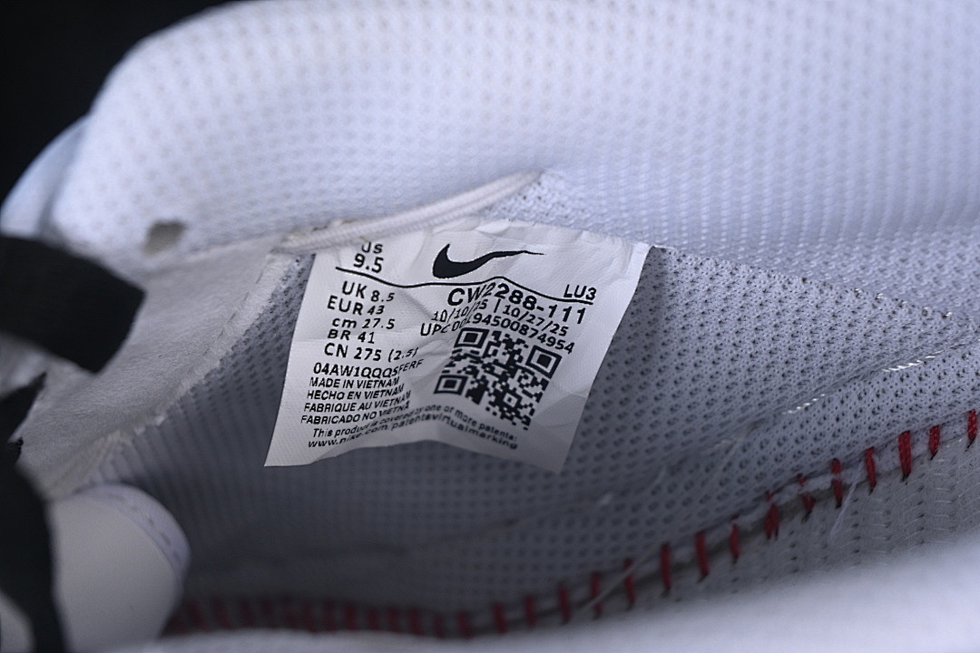 Nike [CW2288-111]-[AIR FORCE 1 07 LOW CASUAL SNEAKERS WHITE/BLUE/WHITE]-[WOMAN:36-39]-[MAN:40-45] - Image 6