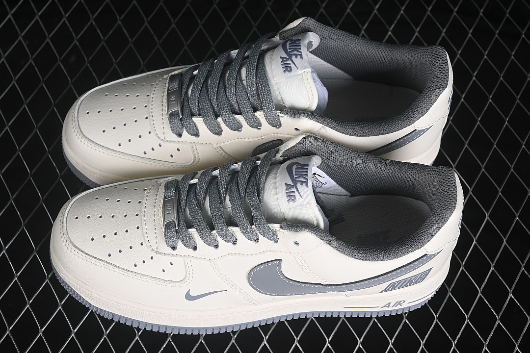 Nike [JP8028-074]-[AIR FORCE 1 07 LOW CASUAL SNEAKERS WHITE/GREY/WHITE]-[WOMAN:36-39]-[MAN:40-45] - Image 11
