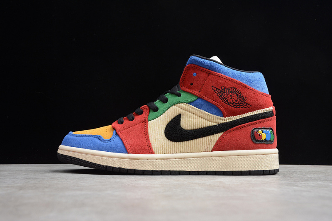 Jordan [CU2805-100]-[GZ AIR JORDAN 1 MID SE FEARLESS BLUE THE GREAT COLORFUL]-[UNISEX:36-47], photo 1
