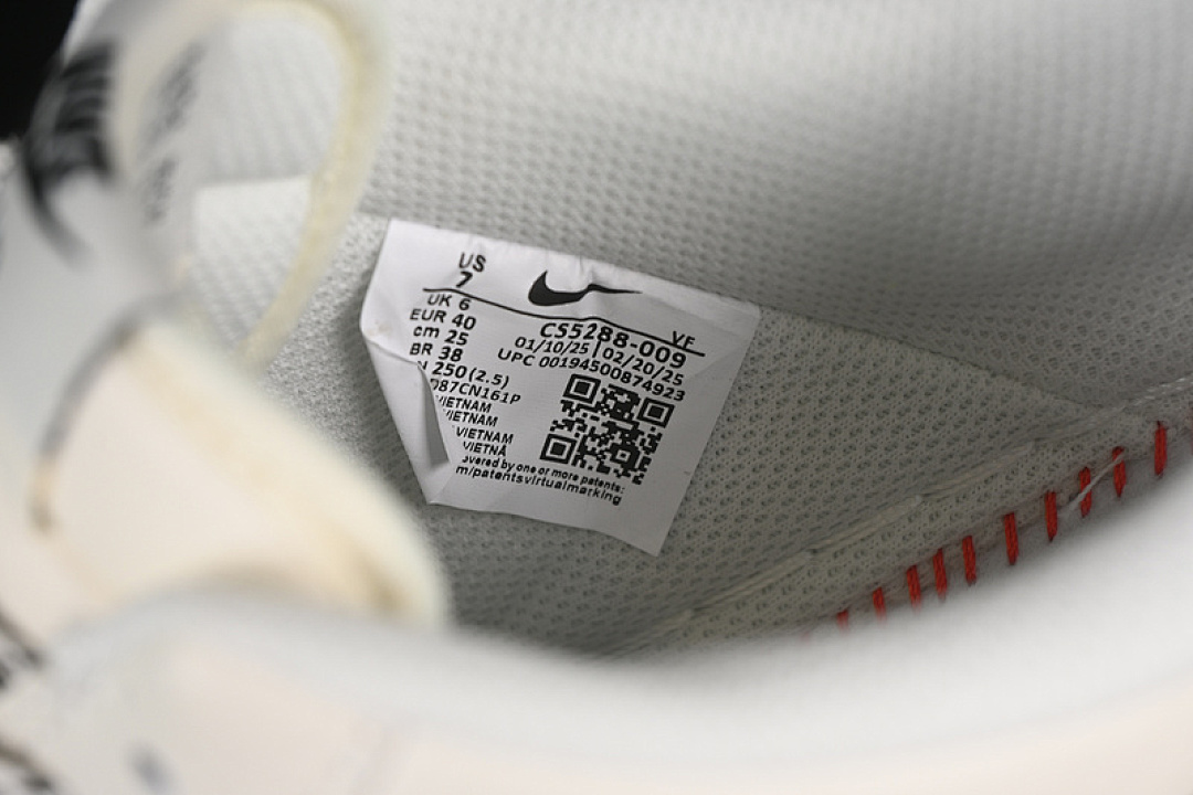 Nike [CS5288-009]-[AIR FORCE 1 07 LOW WHITE/BLACK]-[WOMAN:36-39]-[MAN:40-45] - Image 6