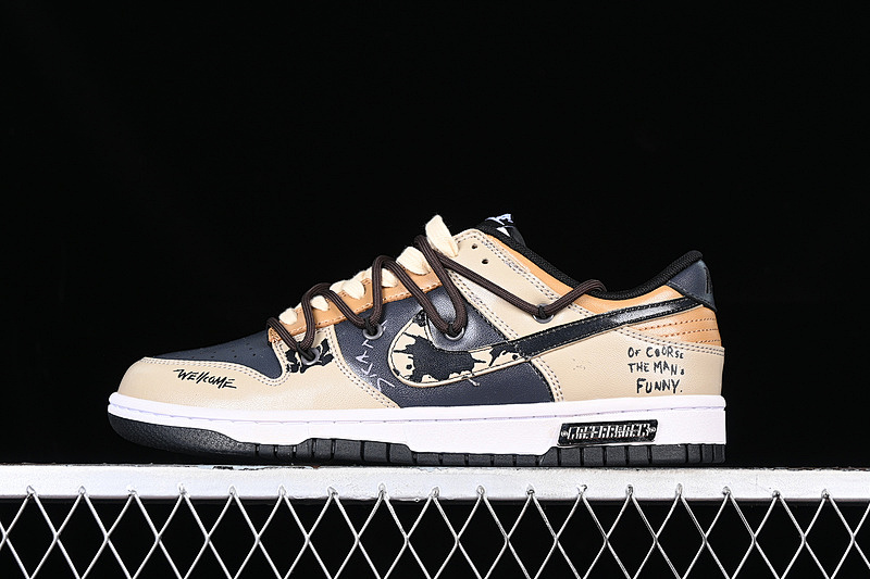 Nike DUNK LOW SB WHITE/BLACK/BROWN · DD1391-100, photo 1