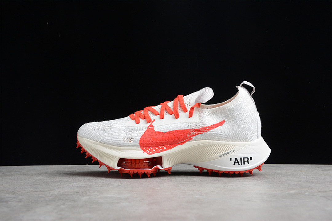 Off-White [CV0697-002]-[OW X AIR ZOOM TEMPO NEXT% WHITE/WHITE/GYM RED]-[WOMAN:36-39]-[MAN:40-45], photo 1