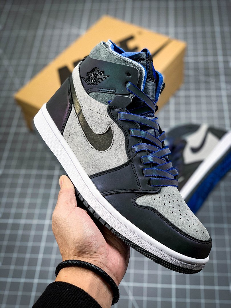 Jordan [DD1453-001]-[LEAGUE OF LEGENDS X AIR JORDAN 1 ZOOM COMFORT BLACK/GREY/BLUE], photo 1