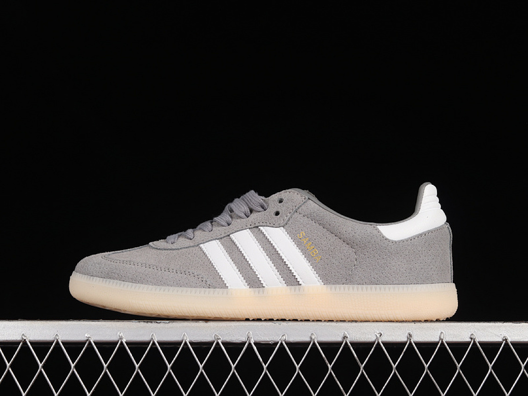 Adidas [HP7905]-[SAMBA OG SHOES GREY THREE/CORE WHITE/BLISS ORANGE]-[WOMAN:36-39]-[MAN:40-45], photo 1