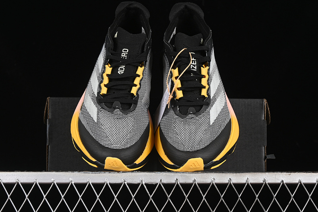 On Running [IF9212]-[ADIZERO BOSTON 12 M CORE BLACK/ZERO METALLIC/SPARK]-[WOMAN:36-39]-[MAN:40-45] - Image 13