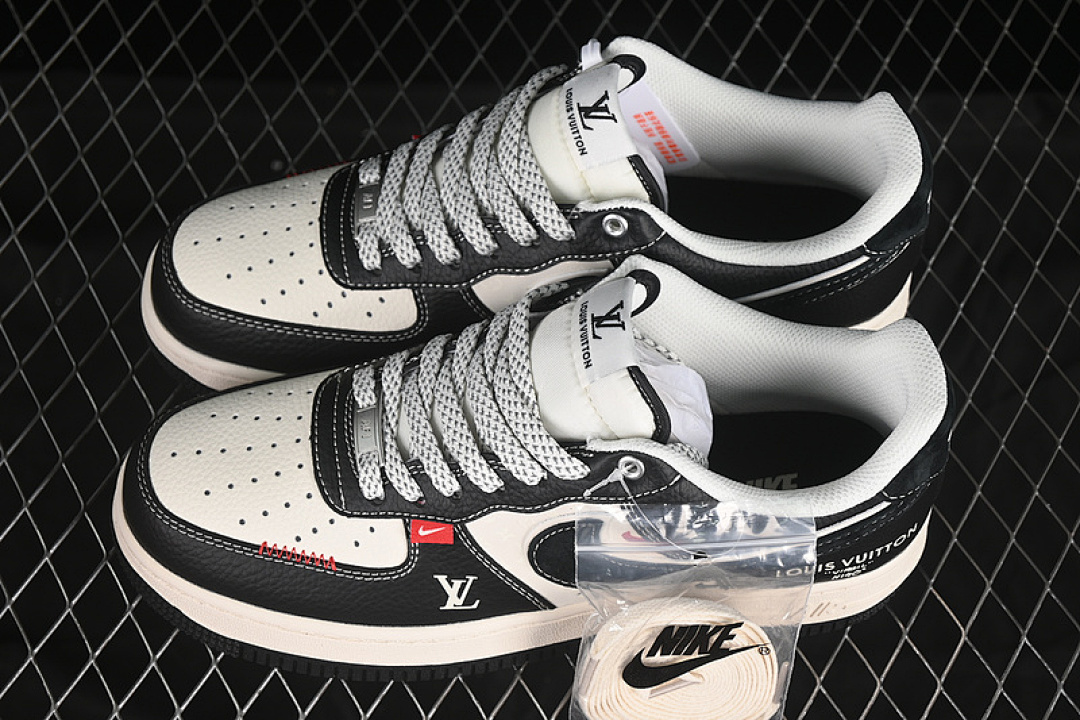 Nike [YX5066-349]-[AIR FORCE 1 07 LOW LV WHITE/GREY/BLACK]-[WOMAN:36-39]-[MAN:40-45] - Image 11