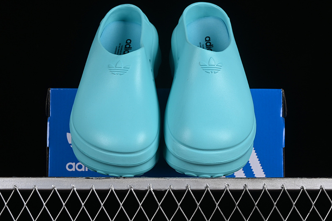 Adidas [IE7051]-[ADIFOM STAN SMITH PLATFORM MULE FLASH AQUA/FLASH AQUA/CORE BLACK]-[UNISEX:36-44] - Image 11