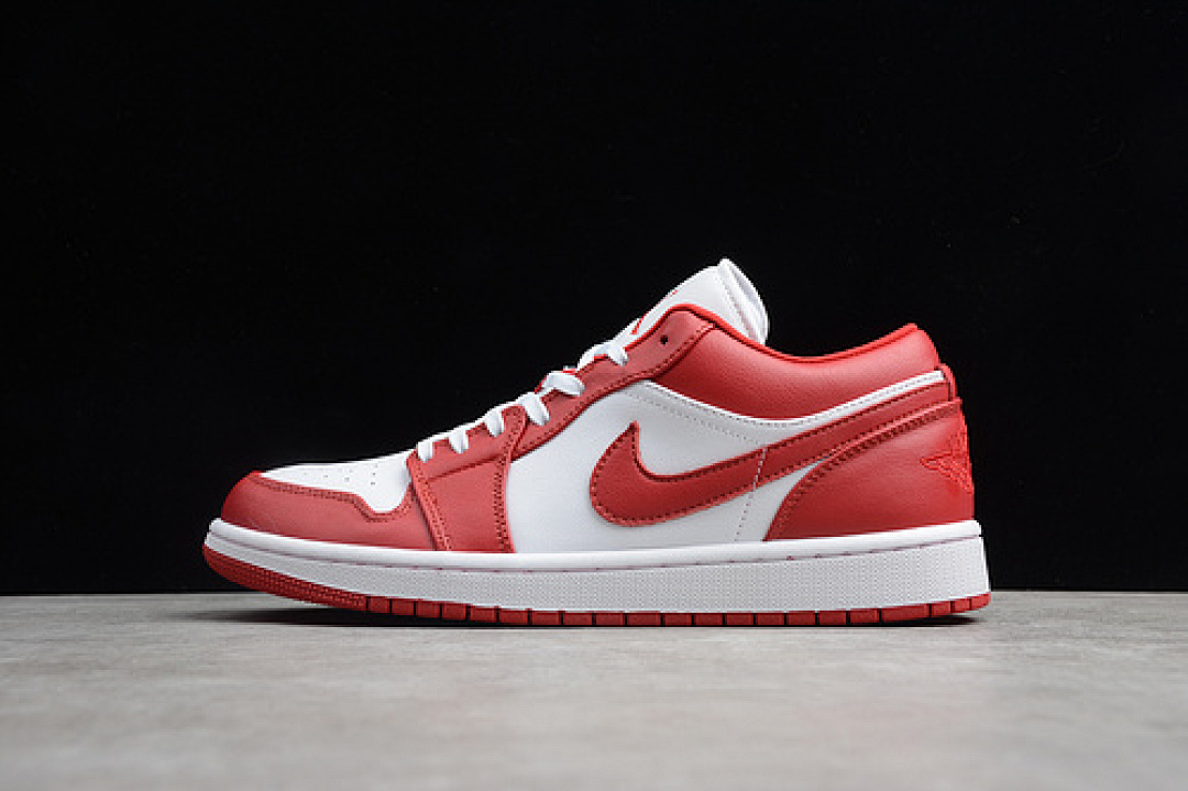 Jordan AIR Jordan 1 LOW GYM RED/WHITE · 553558-611, photo 1