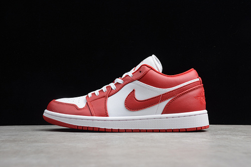 Jordan AIR Jordan 1 LOW GYM RED/WHITE · 553558-611, photo 1