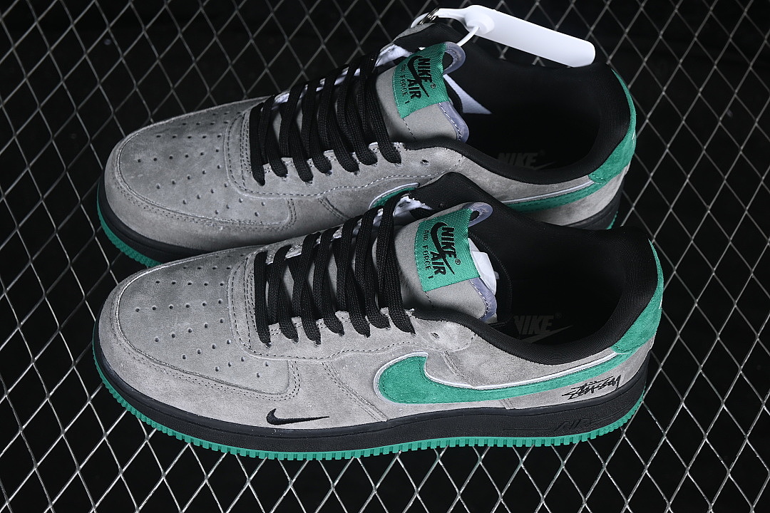 Nike [JL8888-003]-[AIR FORCE 1 07 LOW CASUAL SNEAKERS DARK GREEN/GREY]-[WOMAN:36-39]-[MAN:40-45] - Image 10