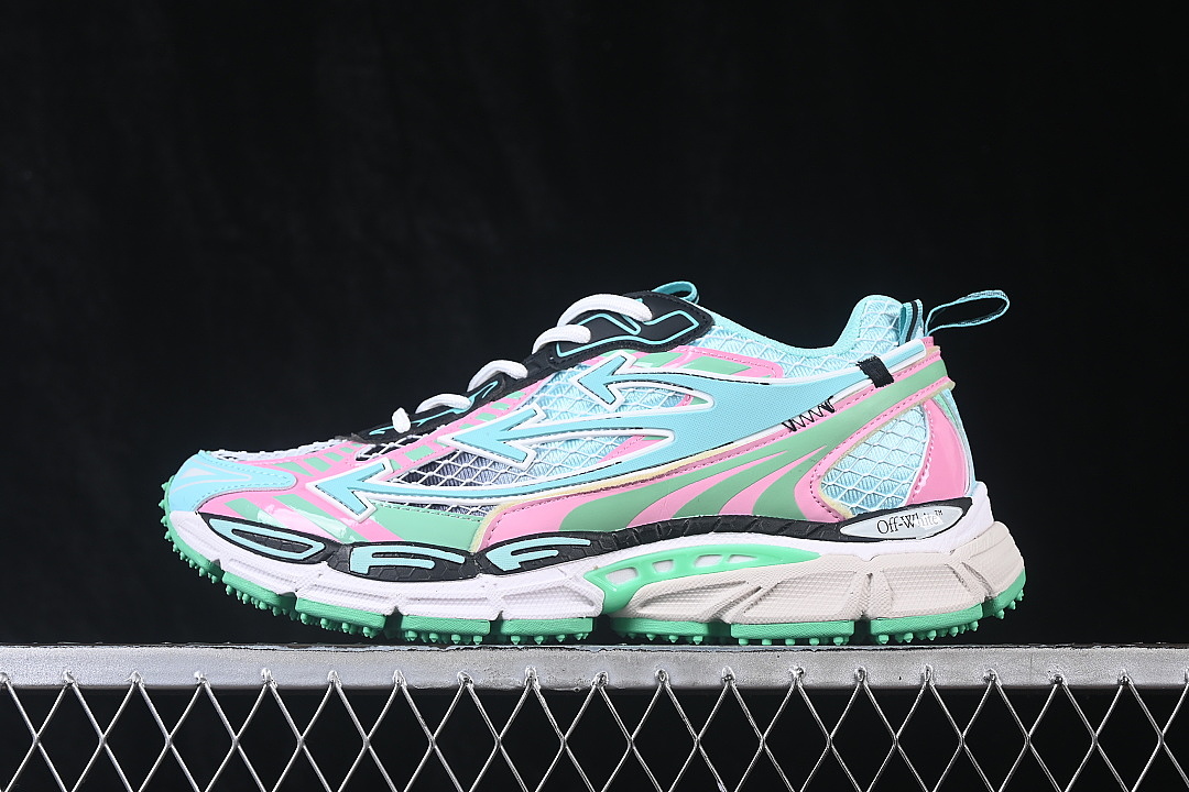 Unbranded [RETRO RUNNING SHOES BLUE/PINK/GREEN/BLACK]-[WOMAN:36-39]-[MAN:40-47] - Image 2