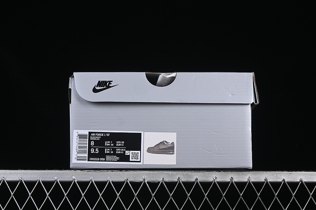 Nike [CK0316-059]-[AIR FORCE 1 07 LOW WHITE/BLACK]-[WOMAN:36-39]-[MAN:40-45] - Image 12