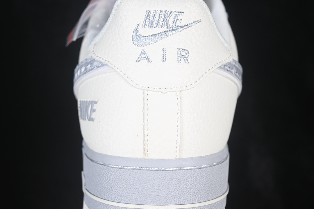 Nike [DN9688-142]-[AIR FORCE 1 07 LOW CASUAL SNEAKERS LIGHT GRAY/WHITE]-[WOMAN:36-39]-[MAN:40-45] - Image 6