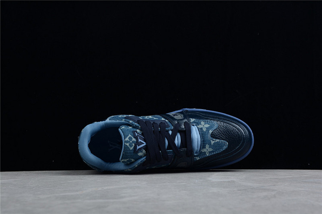 Louis Vuitton [L*V TRAIL SNEAKERS BLACK/BLACK/NAVY BLUE]-[MAN:38-45] - Image 14