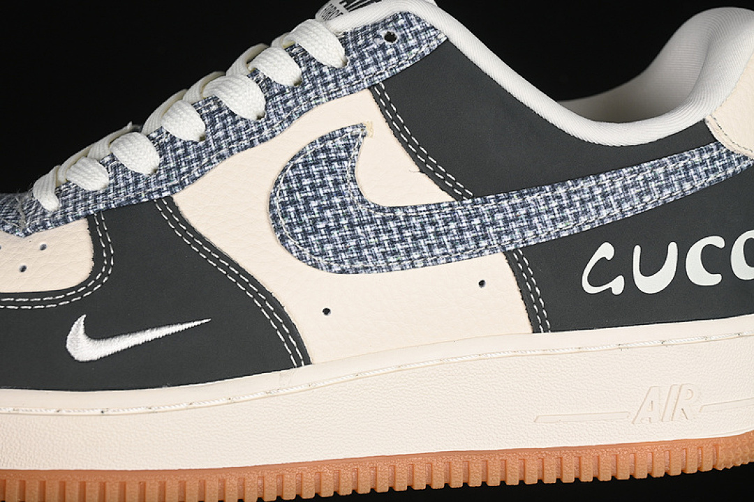 Nike [DF0188-058]-[AIR FORCE 1 07 LOW WHITE/GREY/BLUE]-[WOMAN:36-39]-[MAN:40-45] - Image 8