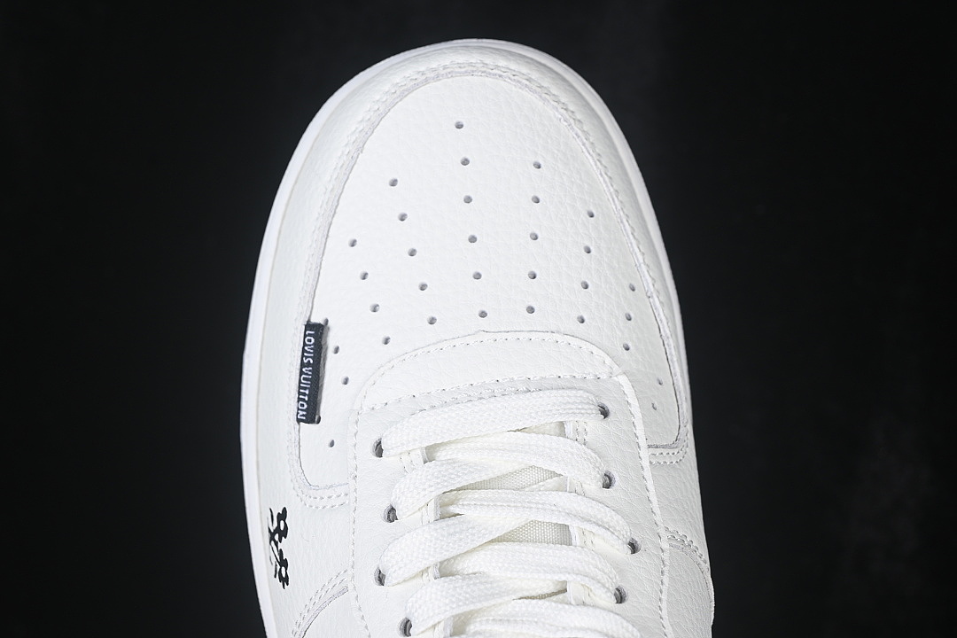 Nike [WY0655-117]-[AIR JORDAN 1 LOW AJ1 RETRO CULTURE BASKETBALL SHOES WHITE/BLACK]-[WOMAN:36-39]-[M - Image 9
